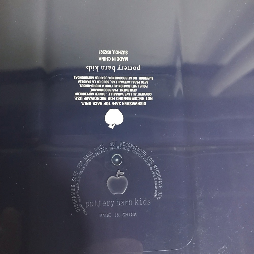 Pottery Barn Kids All-in-One Bento Box Lunchbox Navy Blue NWT - Picture 6 of 7